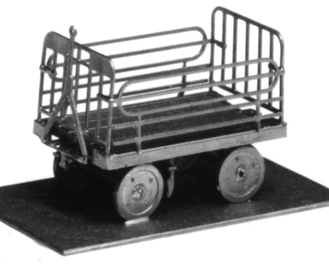 Ferro Train M-213 - Platform trolley, brass kit